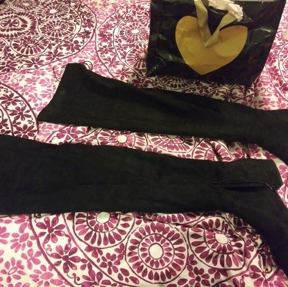 Over the Knee sexy black boot